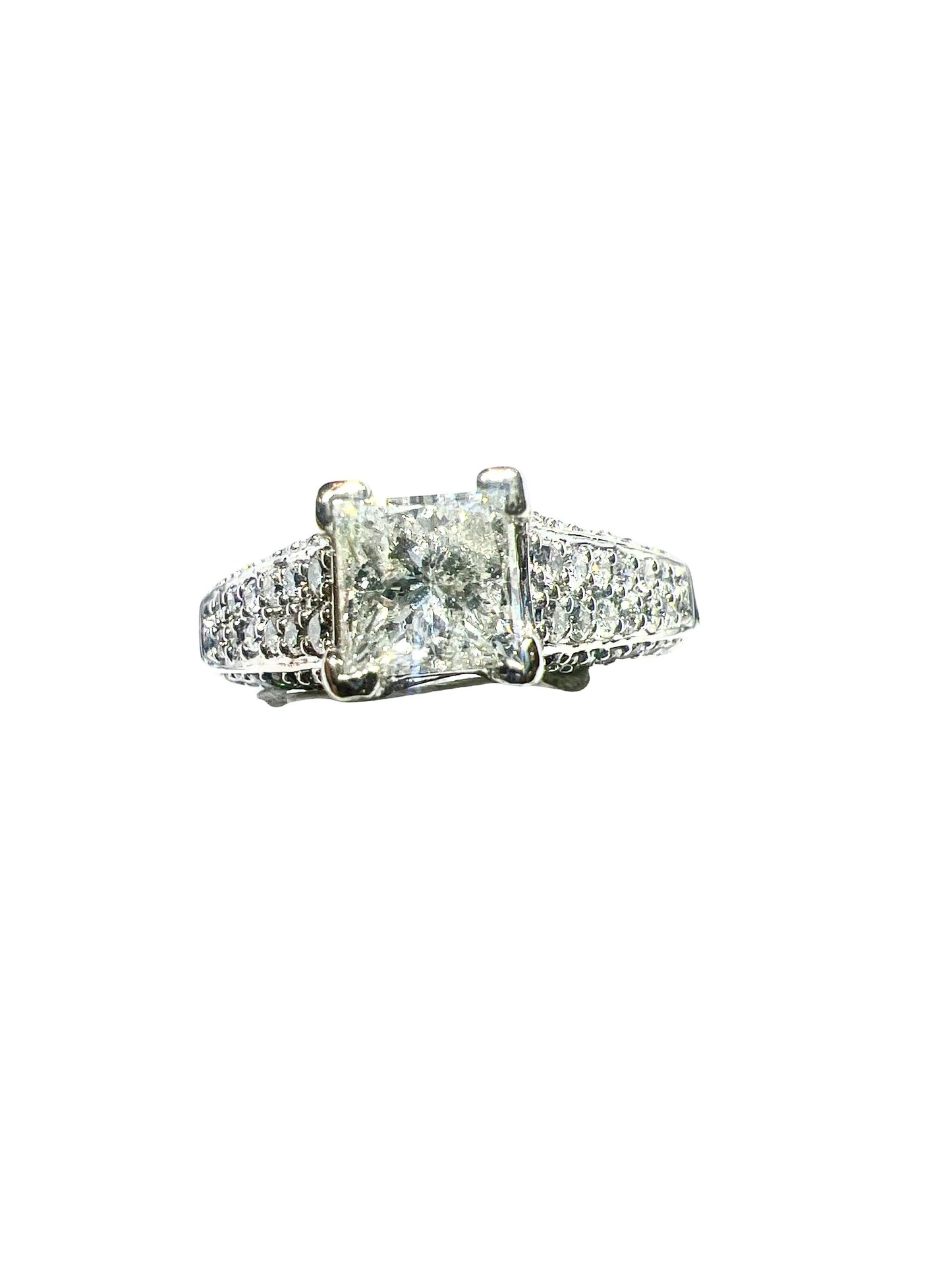 White Gold Diamond Ring